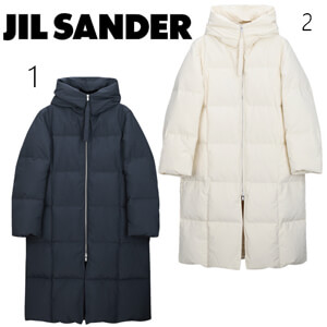 【新作】Jil Sander フーデッドダウンコート 送料込・追跡可