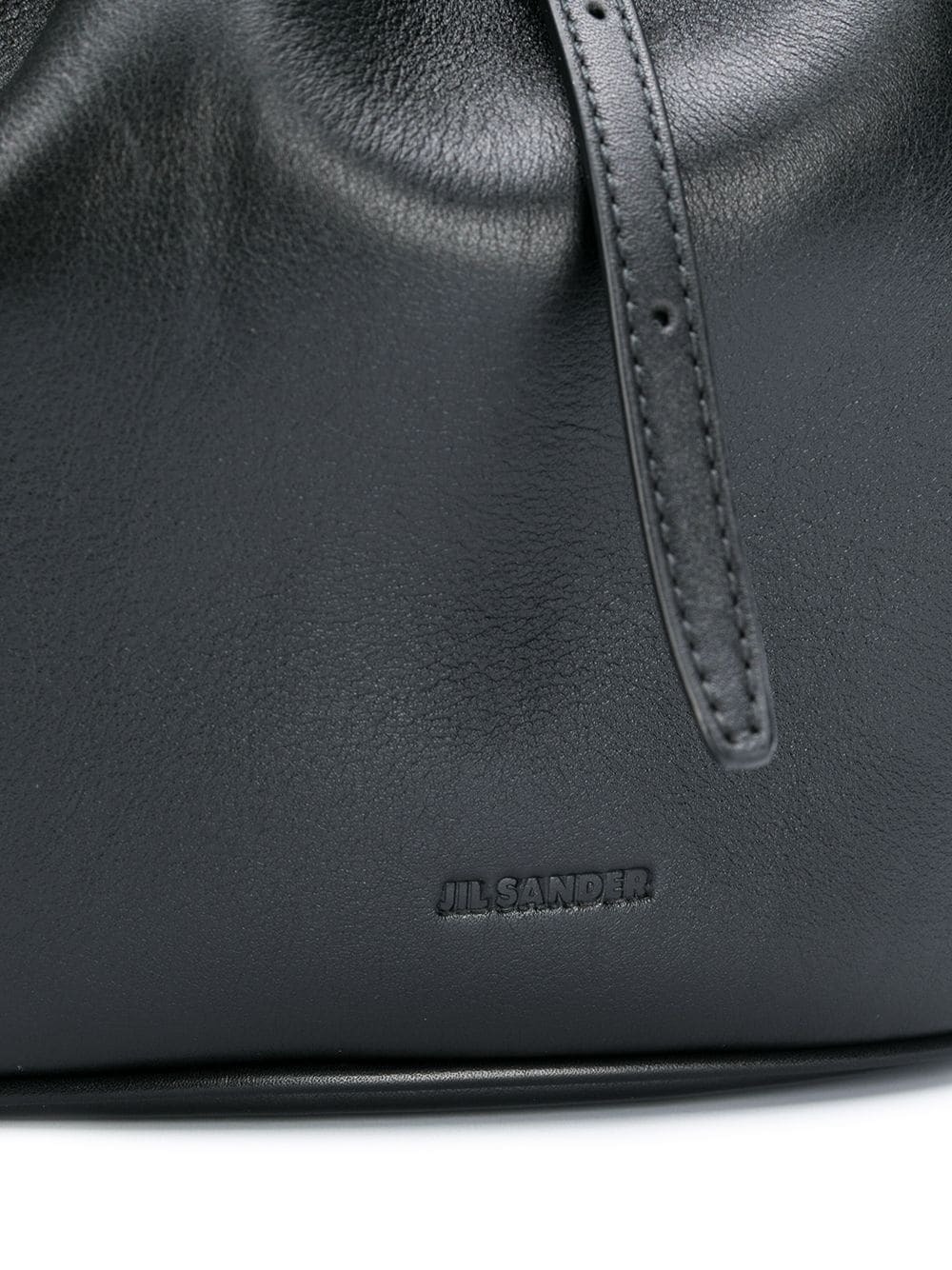 JIL SANDER Holster レザー バケットバッグ偽物