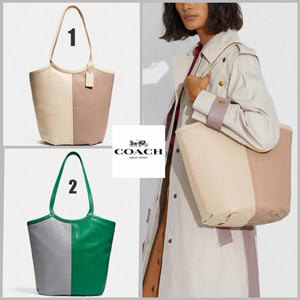 最新作!! コーチBea Tote カラーブロック