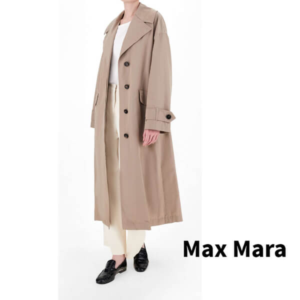 関送込【Max Mara The Cube】Emper トレンチコート偽物90210_71760_01520_02