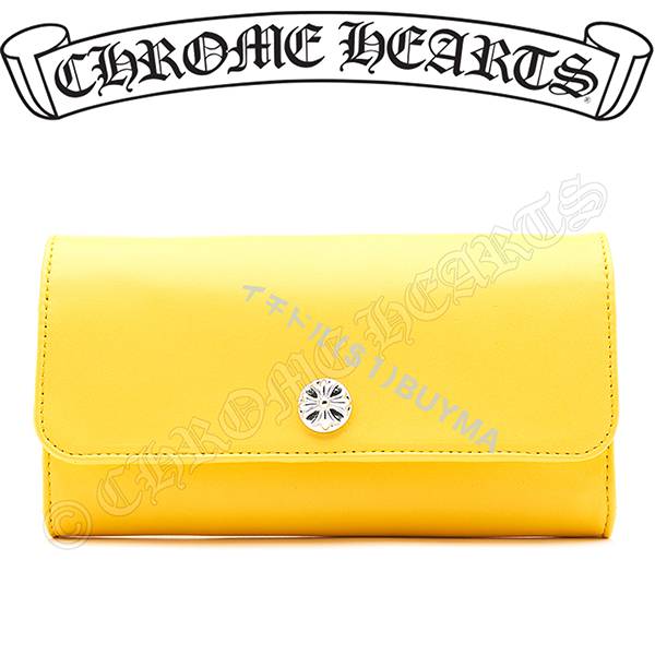 クロムハーツ JUDY WALLET YELLOW サイフ 財布 偽物