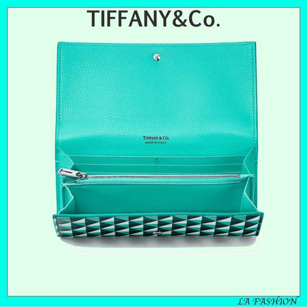 新柄アメリカ限定☆Tiffany&Co.☆二つ折りカードケース 偽物