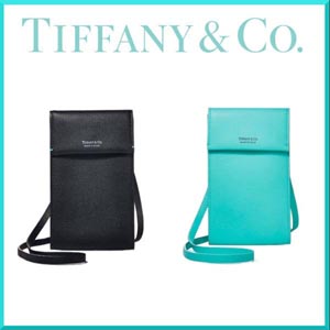 ティファニー iphoneポーチ コピー Tiffany&Co レザー クロスボディフォンポーチ
