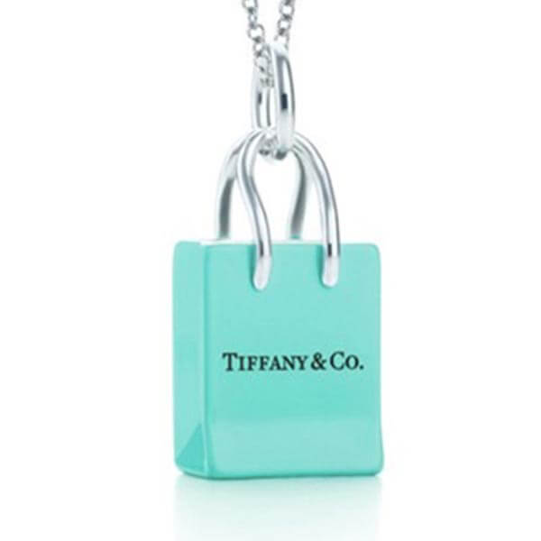 ティファニー コピー ペンダント セレブ愛用★Tiffany★ショッピングバッグチャーム