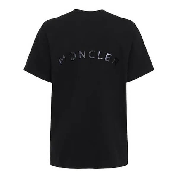 21SS【モンクレール】バックレタリングロゴ&ロゴワッペンTシャツ偽物