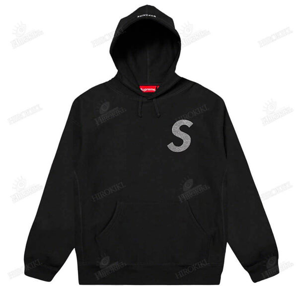 21SS /シュプリーム コピーSwarovski S Logo Hooded Sweatshirt Sロゴ