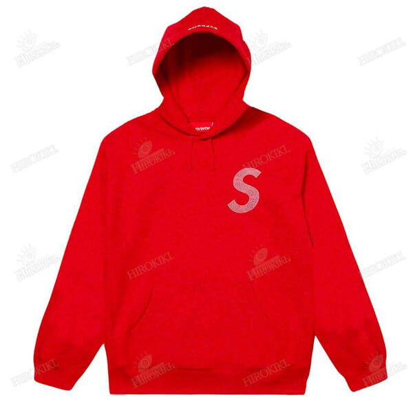 21SS /シュプリーム コピーSwarovski S Logo Hooded Sweatshirt Sロゴ