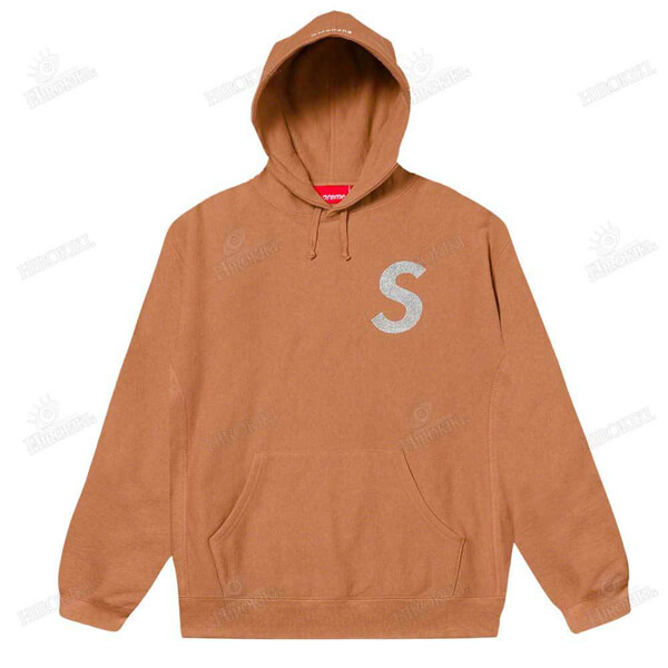 21SS /シュプリーム コピーSwarovski S Logo Hooded Sweatshirt Sロゴ