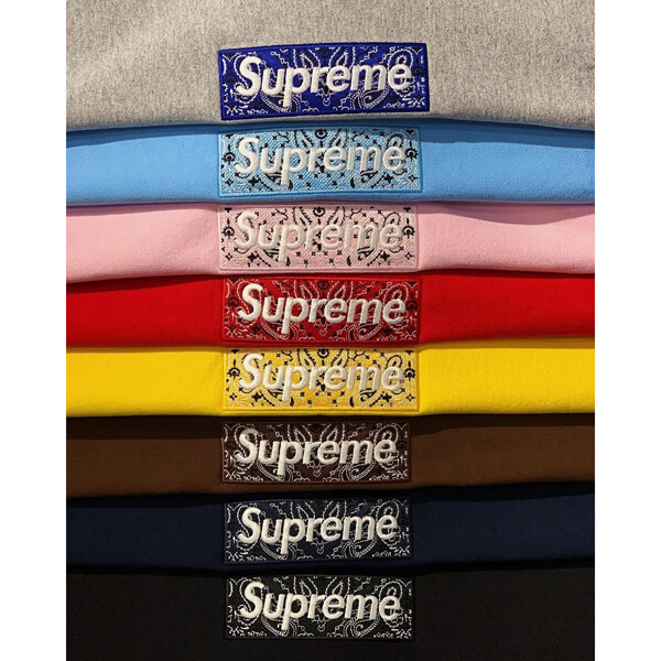 ★シュプリーム★コピー Week16★ Bandana Box Logo Hooded Sweatshirt