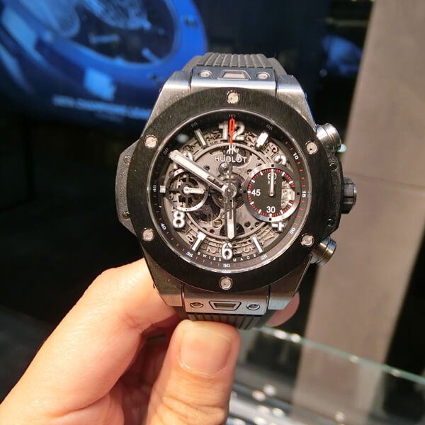 人気商品 HUBLOT ウニコ チタニウム セラミック 42mm 441.NM.1170.RX