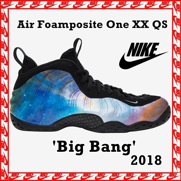 人気フォームポジット 偽物! Nike Air Foamposite One XX QS Big Bang 2018 SS 18 AR3771800