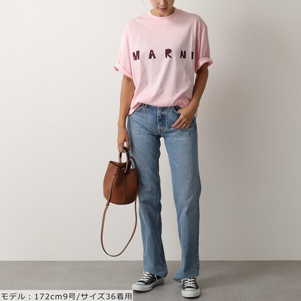 限定希少！マルニ 半袖 Tシャツ 偽物THJET49EPD SCQ87 オーバーサイズ