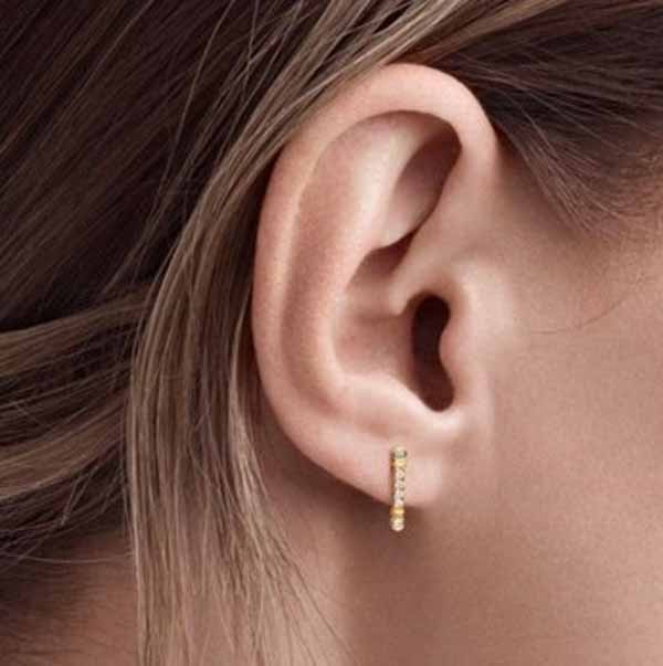 人気♪ ティファニー 18K ダイヤモンドバー ピアス コピー