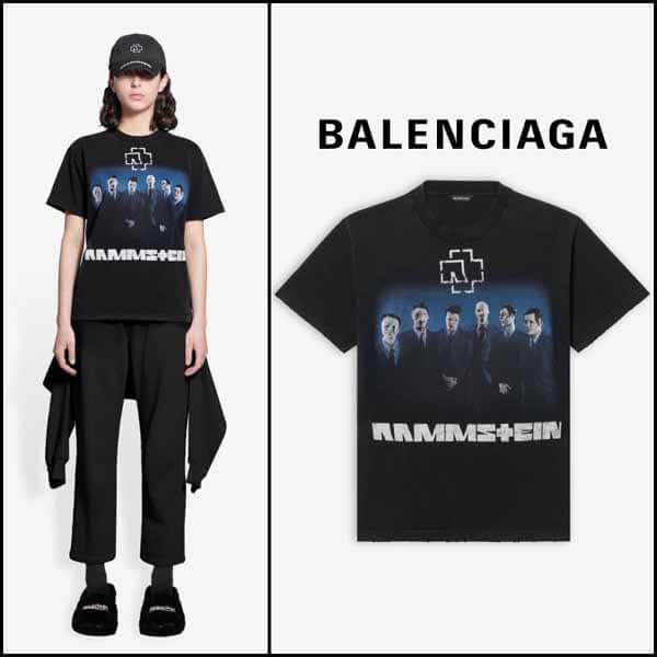 【全世界200着限定】☆バレンシアガ☆ RAMMSTEIN スモールフィット Tシャツ偽物