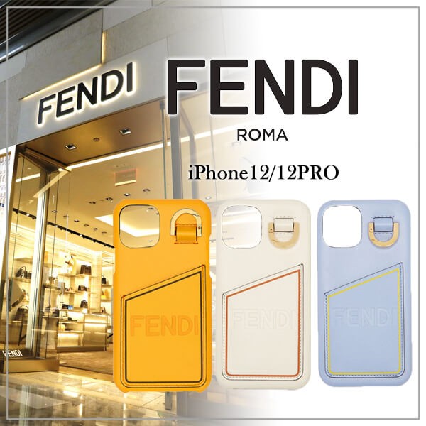 フェンディ iPhone 12 12Pro ケース スマートフォンケース 7AS020AFKFF1DZH