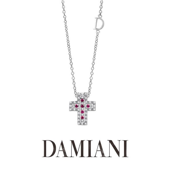 【ダミアーニ】ダイヤモンドとルビーのネックレス