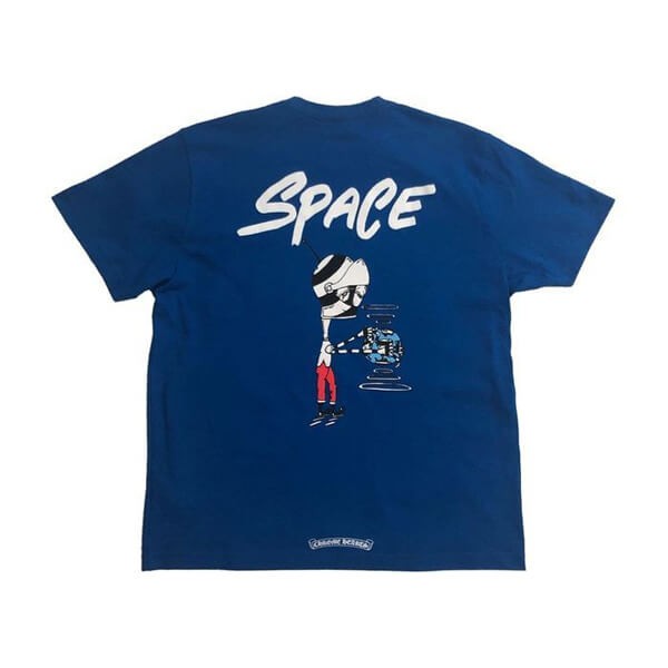 クロムハーツ Matty Boy Space T-Shirt 偽物Blue