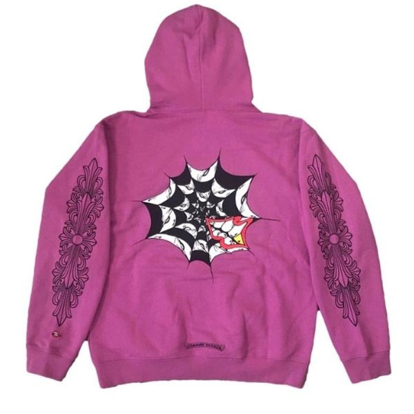 ★入手困難レア!クロムハーツ×Matty Boy Spider Web Hoodie