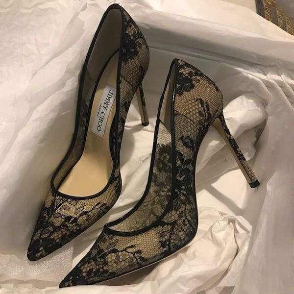 セールで即発送 Jimmy Choo 偽物 ゴージャスで探してたRomyLace100