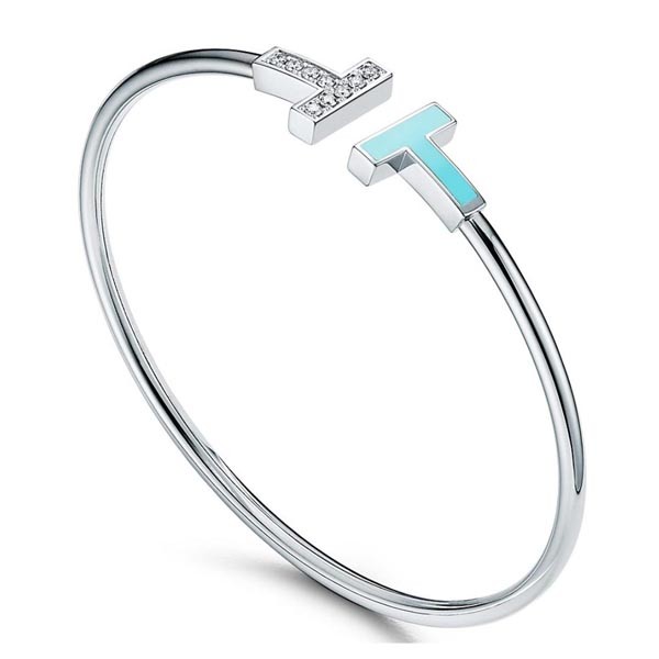 ティファニー Tブレスレット 偽物 大好評スタイル【Tiffany&Co】モダン風ブレスレット☆Tiffany T