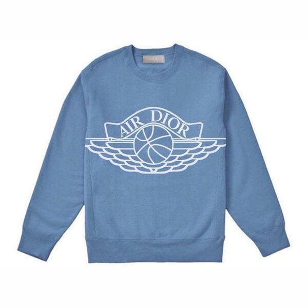 ナイキ ディオール 偽物ニット【ディオールジョーダン 偽物】コラボニット 超激レア Air Wings Sweater "Blue"