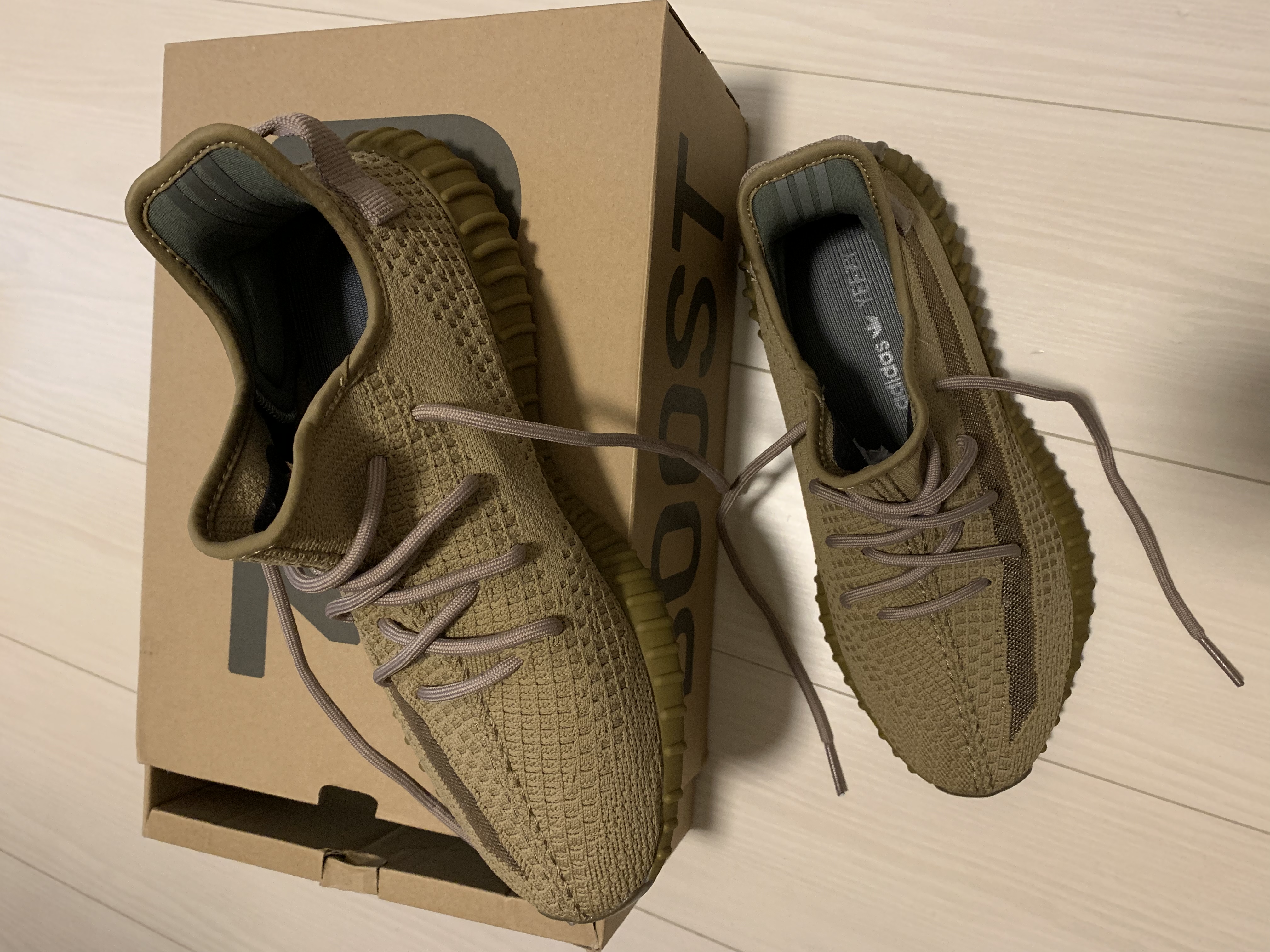 日本未発売 アディダス YEEZY BOOST 350 V2 EARTH - イージー ブースト 350 V2 偽物 FX9033