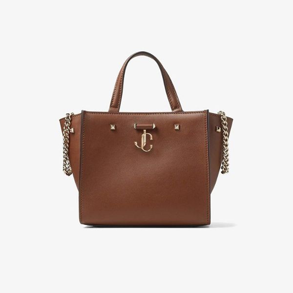 JIMMY CHOO シャイニーカーフレザー・トートバッグ 偽物 3色 VARENNETOTEBAGSDAW