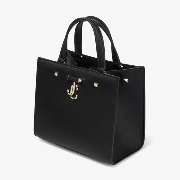 JIMMY CHOO シャイニーカーフレザー・トートバッグ 偽物 3色 VARENNETOTEBAGSDAW