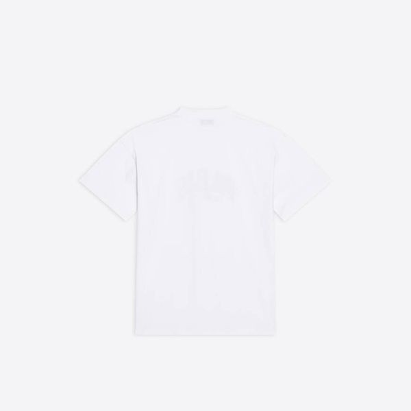 ◆バレンシアガ◆CITIES PARIS ロゴ ウィメンズ コットンTシャツ パロディ3色612965TLVL71070