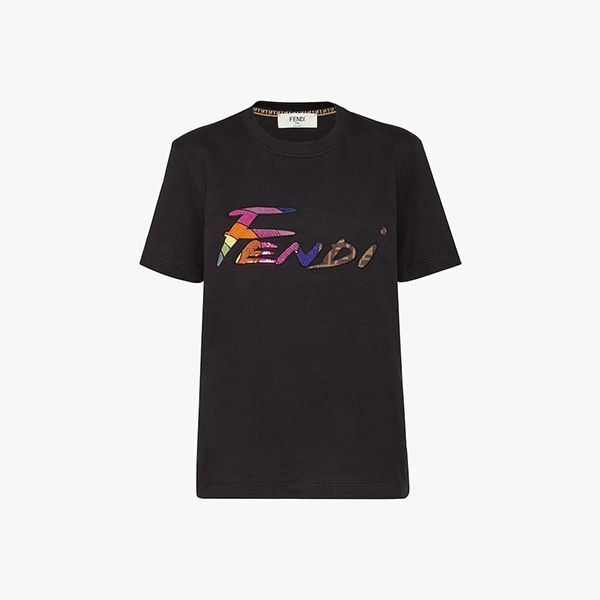 【フェンディ】コットンジャージー Tシャツ 偽物 2カラー FS7254AJXGF0ZNM