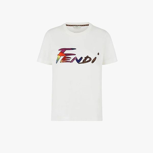 【フェンディ】コットンジャージー Tシャツ 偽物 2カラー FS7254AJXGF0ZNM