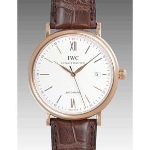 IWCコピー ポートフィノ IW356504メンズ 自動巻き レッドゴールド シルバー