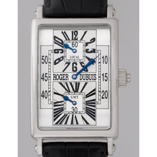 ロジェデュブイ ROGERDUBUIS マッチモア M34 1447 O 36.7 ADT WG 皮 シルバー