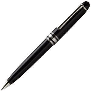 MONTBLANC [ モンブラン ]　P116　マイスターシュテック　プラチナライン　モーツァルト　ボールペン　ブラック／プラチナ