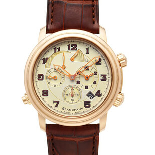 ブランパン レ・マン GMT アラーム 2041-3642M-53B 新品腕時計メンズ