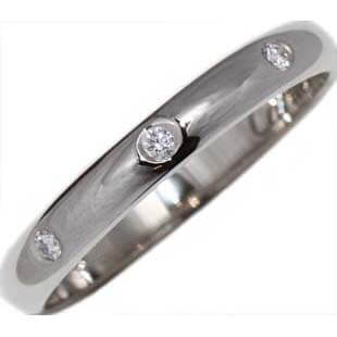 カルティエ pt950 ダイヤ3p クラシックウェディングリング 指輪  B40583  新品