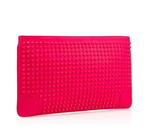 クリスチャン ルブタンコピー Louboutin　2015年春夏新作　クラッチ　Loubiposh Clutch Fluo Mat 1155101P065