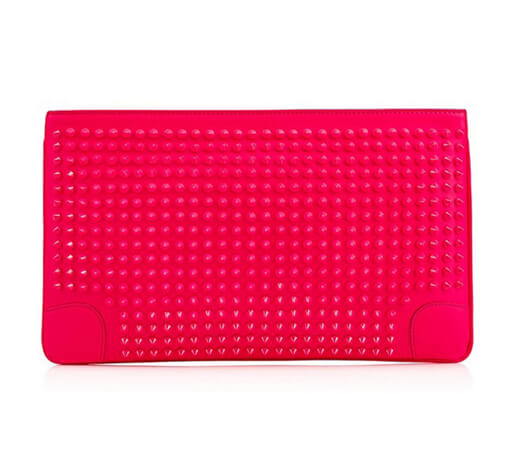 クリスチャン ルブタンコピー Louboutin　2015年春夏新作　クラッチ　Loubiposh Clutch Fluo Mat 1155101P065