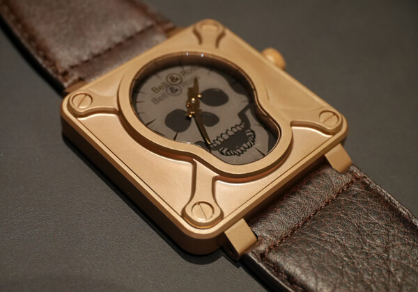 ベル＆ロスBELL&ROSS BR01 スカル ブロンズ リミテッド BR0192-SKULL-BR