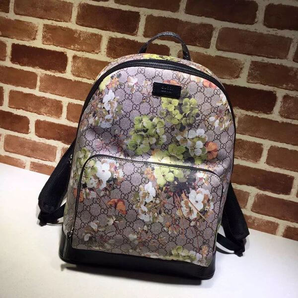 2017新作先取り☆【グッチ】グッチコピー gg シュプリーム broom canvas backpack 406370 KU2KX 8966