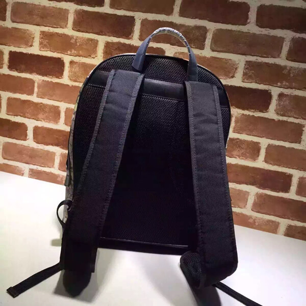 2017新作先取り☆【グッチ】グッチコピー gg シュプリーム broom canvas backpack 406370 KU2KX 8966