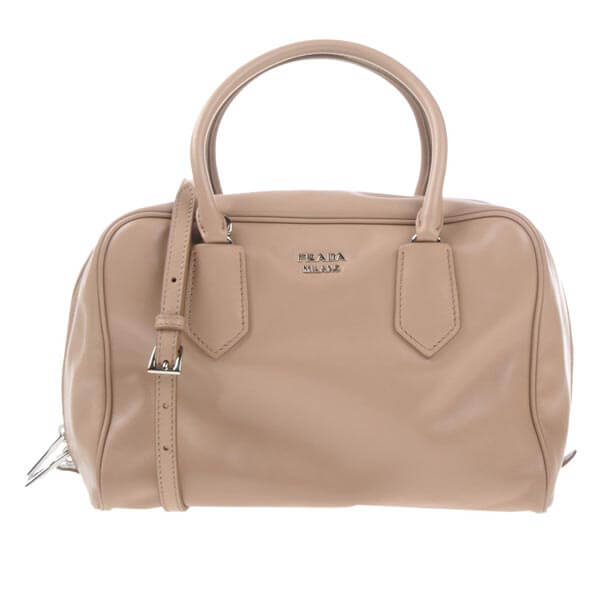 希少★送料込【PRADA】 INSIDE BAG レザー ハンドバッグ