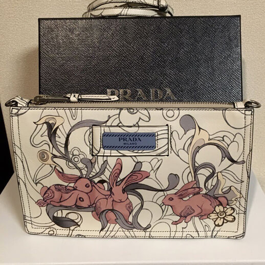 プラダ ウサギが PRADA ラビット プラダ ショルダーバッグ ポーチ うさぎ