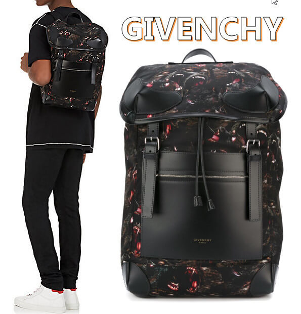 Givenchy ジバンシィスーパーコピー ☆モンキー Rider キャンバス バックパック BJ05001171