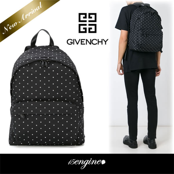 16SS新作 GIVENCHY(ジバンシィスーパーコピー) クロスレザーディテールバックパック★GIVENCHY★