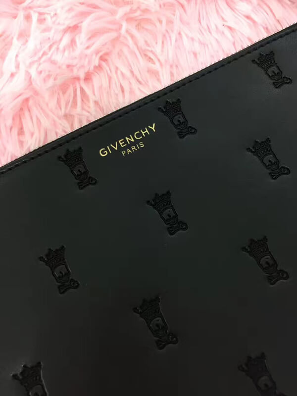 GIVENCHY ジバンシィスーパーコピー 17/18AW Gold logo clutch クラッチバッグ BK06072126 001