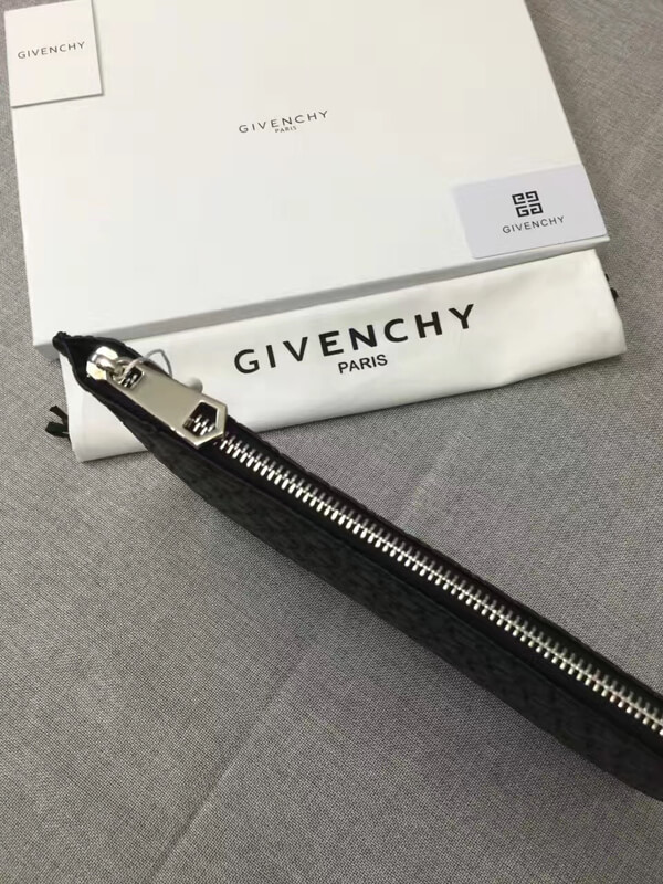 GIVENCHY ジバンシィスーパーコピー 17/18AW スターエンボスクラッチ_Black