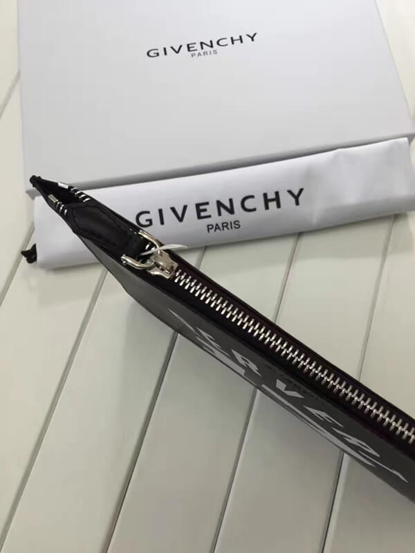 2017新作 GIVENCHY ジバンシィスーパーコピー PERVERT スターパッチ レザーポーチ BK06072273003