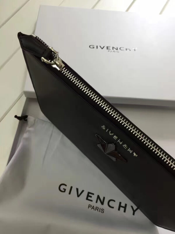 GIVENCHY ジバンシィスーパーコピー 2017新作 シルバースター ラージ クラッチバック_BLACK 06351655 008