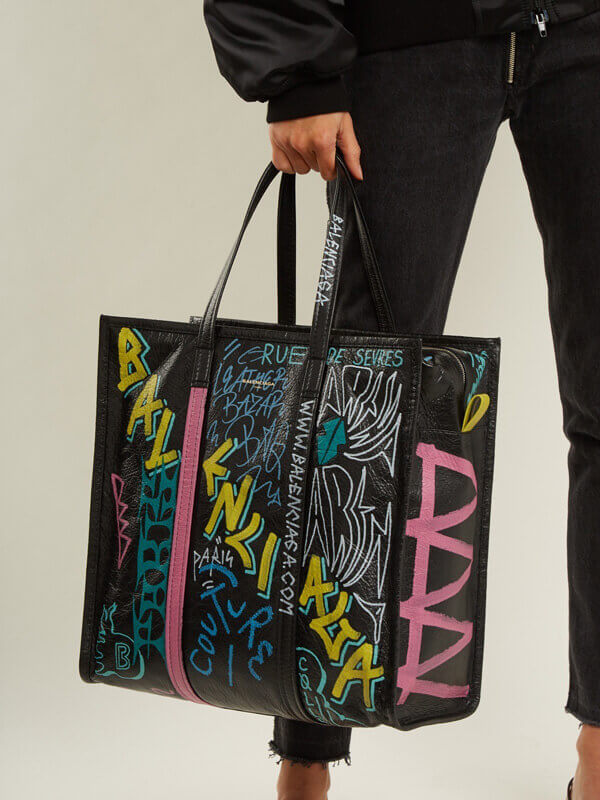 バレンシアガ トートバッグ GRAFFITI BAZAR SHOPPER バッグ